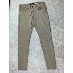 Blackheart Size 7 Womens Tan Jeans Skinny Mid Rise Stretch